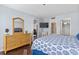 Bright primary bedroom with bathroom and walk-in closet access at 410 Melrose Pl. # 110, Myrtle Beach, SC 29572