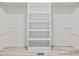 Walk-in closet with built-in shelving and ample storage space at 4100 Hagwood Circle, Conway, SC 29526