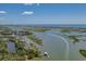 Scenic aerial view of the community's coastal waterways, marshlands, and waterfront homes along the intercoastal waterway at 411 Mahogany Dr. # 202, Murrells Inlet, SC 29576