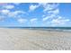 Expansive sandy beach with clear blue skies and gentle waves, perfect for relaxation and recreation at 4201 N Ocean Blvd. # 2H, North Myrtle Beach, SC 29582
