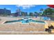 Well maintained outdoor pool area and various water recreational activities at 5905 S Kings Hwy. # 404 A, Myrtle Beach, SC 29575