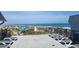 Enjoy ocean views from the rooftop deck equipped with lounge chairs and plenty of room at 5905 S Kings Hwy. # 404 A, Myrtle Beach, SC 29575