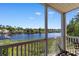 This is a view from a screened balcony overlooking a beautiful, wide, calm waterway at 608 Waterway Village Blvd. # 27-F, Myrtle Beach, SC 29579