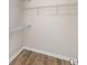 Walk-in closet offering wire shelving for optimal storage solutions at 625 Woodside Dr., Conway, SC 29526
