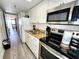 Efficient kitchen featuring stainless steel appliances and ample counter space at 6900 N Ocean Blvd. # 1034, Myrtle Beach, SC 29579