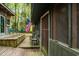 Cozy patio with outdoor seating, with a view of the American flag at 70 Izard Pl., Georgetown, SC 29440
