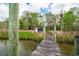 Picturesque waterfront cabin accessed by a wooden walkway, surrounded by lush marshland and water views at 70 Izard Pl., Georgetown, SC 29440