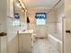 Cozy bathroom featuring a vanity, toilet, and shower/tub combination at 701 Martin Luther King Dr., Andrews, SC 29510