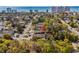 Aerial view of a beachside town with apartments near the ocean and community pool, a serene coastal setting at 707 S 26Th Ave. S # L, North Myrtle Beach, SC 29582