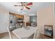 Eat-in kitchen features granite countertops, stainless steel appliances, and access to the living room at 707 S 26Th Ave. S # L, North Myrtle Beach, SC 29582