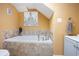 Bathroom featuring a soaking tub with tile surround, and light fixtures at 9 Gasparilla Circle, Murrells Inlet, SC 29576