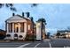 Historic building with prominent columns and clock tower, showcasing classic architectural charm at 978 Cherrystone Loop, Conway, SC 29526