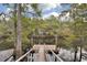 Scenic view of a wooden dock leading to a tranquil river surrounded by lush trees at 978 Cherrystone Loop, Conway, SC 29526