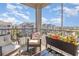 Inviting balcony with comfortable seating and a vibrant flower box offering a pleasant outdoor living space at 126 Ella Kinley Circle # 401, Myrtle Beach, SC 29588