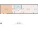 Detailed floor plan showcasing the layout of the home, including room dimensions and balcony at 2000 Ocean Blvd. N # 216, Myrtle Beach, SC 29588