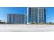 Stunning view of the beachfront condominium buildings with a view of the ocean at 3000 N Ocean Blvd. # 729, Myrtle Beach, SC 29577