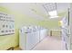 Convenient laundry room with multiple washing machines and dryers for residents at 3000 N Ocean Blvd. # 729, Myrtle Beach, SC 29577