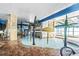 Fun indoor water area with various features, murals, palm trees, and a translucent roof at 3000 N Ocean Blvd. # 729, Myrtle Beach, SC 29577