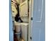 A small laundry room featuring a stacked washer and dryer unit at 4701 N Kings Hwy. # 19, Myrtle Beach, SC 29579