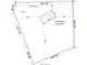 Aerial view showing the property lines and dimensions of the proposed structure on Lot 491 at 491 N Green Sea Rd., Loris, SC 29569