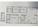 Floor plan of the home showing the layout of the rooms, including the bedrooms, bathrooms, and living areas at 491 N Green Sea Rd., Loris, SC 29569