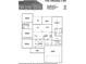 Detailed floor plan showcasing the layout of a 4-bedroom home with a spacious living area and attached garage at Tbd5 Persimmon Rd., Aynor, SC 29511