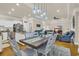 Open-concept space with kitchen, dining area, and living room; ideal for entertaining guests at 224 Je Edward Dr. # 17, Myrtle Beach, SC 29588