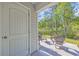 Outdoor view of a fire pit on the patio, perfect for relaxing and enjoying the natural surroundings at 3096 Hugo Rd., Conway, SC 29527