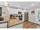 Well-equipped kitchen featuring granite countertops, stainless steel appliances, and pendant lighting at 3096 Hugo Rd., Conway, SC 29527