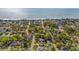 Aerial view of neighborhood, lush trees and beautiful ocean at 319 Sparrow Dr., Surfside Beach, SC 29575