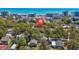 Aerial view of a home location near the ocean and local attractions at 4520 Hedrick St., North Myrtle Beach, SC 29582