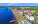 Scenic aerial view features waterway views with multiple condos along the water at 4560 Greenbriar Dr. # 306B, Little River, SC 29566