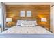 Cozy bedroom with wooden headboard, stylish lamps, and comfortable bedding at 4560 Greenbriar Dr. # 306B, Little River, SC 29566
