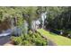 A partially flooded lot featuring lush greenery and trees along the Waccamaw River at 476 Honeyhill Loop, Conway, SC 29526