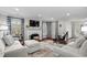 Inviting living room featuring a fireplace, comfortable seating, and a tranquil ambiance at 4999 Highway 17 Business # 302, Murrells Inlet, SC 29576