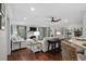 Bright living room with a cozy fireplace, plush seating, and stylish decor at 4999 Highway 17 Business # 302, Murrells Inlet, SC 29576