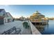 Beautiful boardwalk and carousel featuring lush plants and views of the lake at 615 Forage Dr, Conway, SC 29526