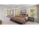 Main bedroom with lots of light and adjacent sitting area at 615 Forage Dr, Conway, SC 29526
