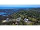 Stunning aerial view of coastal neighborhood with waterfront and marsh views at 64 Reef Run Rd., Pawleys Island, SC 29585