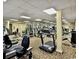 Community gym with various machines and equipment for residents' fitness needs and a mirrored wall at 7100 N Ocean Blvd. N # 912, Myrtle Beach, SC 29572