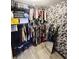 Spacious walk-in closet with ample storage, clothing racks, shelving, and full-length mirror at 897 Wild Leaf Loop, Conway, SC 29526