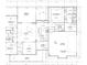 Detailed floor plan showcasing the layout of bedrooms, bathrooms, kitchen, living areas, and garage at Tbd 61 Persimmon Rd., Aynor, SC 29511