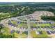 Aerial view of Calabash Station showcasing the well-planned community layout and green spaces at 1222 Nw Calabash Station Blvd., Calabash, NC 28467