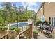 View of the community pool and deck area surrounded by mature trees at 115 Foxford Dr., Conway, SC 29526