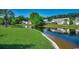 Well-manicured lawn with lake views at 1154 Lampwick Ln., Murrells Inlet, SC 29576