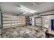 Spacious garage with ample storage shelves and overhead lighting at 1154 Lampwick Ln., Murrells Inlet, SC 29576