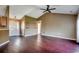 Inviting living room with hardwood floors, neutral walls, and ample space for decor at 1154 Lampwick Ln., Murrells Inlet, SC 29576