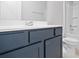 Modern bathroom featuring a vanity with storage and a shower and tub combo at 1226 Nw Calabash Station Blvd., Calabash, NC 28467
