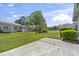 Backyard with lawn, patio and landscaping at 1406 Snowy Egret Dr., Murrells Inlet, SC 29576