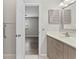 Bathroom featuring a sink, drawers and a doorway into the bedroom at 1406 Snowy Egret Dr., Murrells Inlet, SC 29576